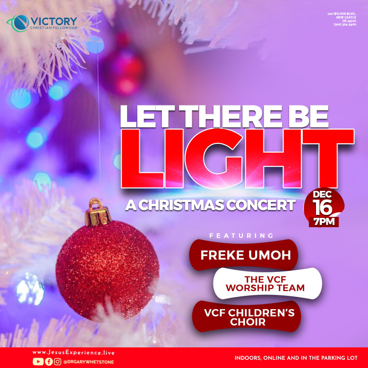 DECEMBER 16TH @ 7PM: LET THERE BE LIGHT: A CHRISTMAS CONCERT