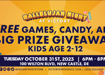 HALLELUJAH NIGHT: October 31st, 2023 from 6pm to 8pm