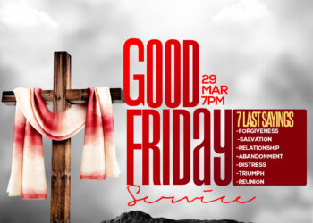 GOOD FRIDAY: MARCH 29TH @ 7PM