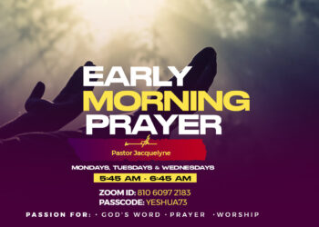 Early Morning Prayer – Monday, Tuesday, Wednesday