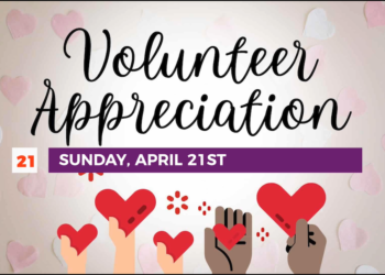 National Volunteer Appreciation Sunday – April 21st, 2024