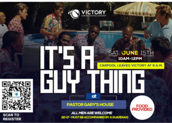 ‘It’s A Guy Thing’ Gathering of Men at Pastor Gary’s on Sat June 15th, 10am-12pm