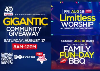 40th Anniversary Community Day Giveaway and Family Fair: August 17th, 2024 – 8AM – 12 Noon
