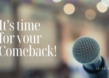 Sunday Notes: December 29th, 2024: It’s Time for Your Come Back!