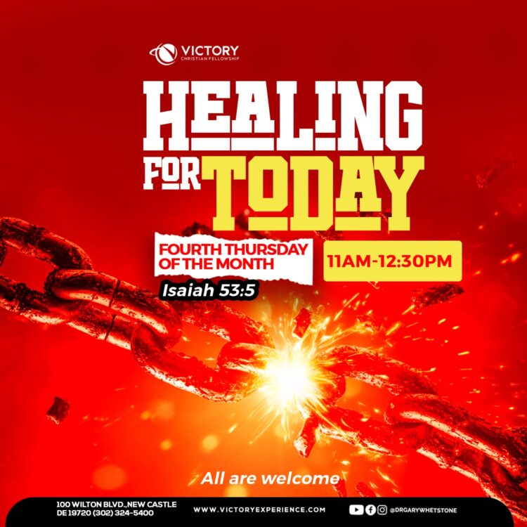 Healing For Today: Fourth Thursday of the Month: 11am-12:30pm