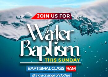 Exciting Opportunity! Join Us For Water Baptism This Sunday, April 13th