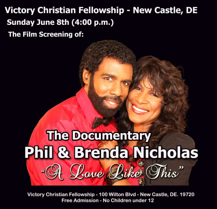🎬 The East Coast, pre-screening of Phil and Brenda Nicholas’s, Documentary, “A Love Like This” on Sunday, June 8th, 4:00 p.m. 🎬