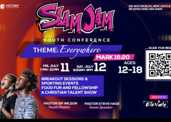 Slam Jam Youth Conference, Friday July 11 7PM-10 PM & Saturday July 12, 8:30AM- 9PM For Ages 13 to 18