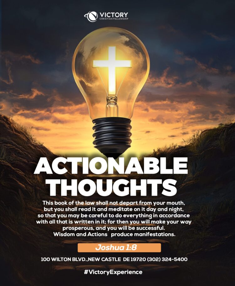 Actionable Thoughts: Wisdom and Actions produce Manifestations
