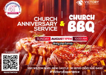 Church Anniversary Service & Church BBQ: Sunday August 17th, 10AM – Bring The Family Church
