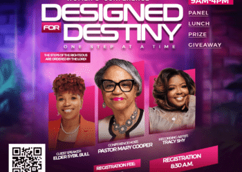 Women’s Conference: Designed For Destiny, One Step At A Time, October 18, 2025, 9AM-4PM