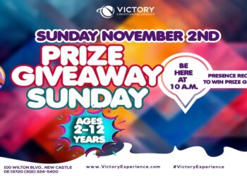Prize Giveaway for Ages 2-12 Years: Be Here at 10 a.m. Sunday, November 2nd